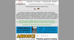 Desktop Screenshot of frydlantsko.com